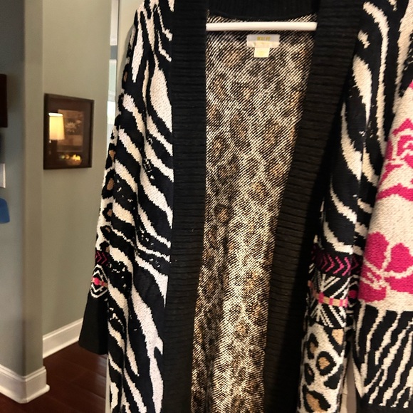 MAEVE by Anthropologie Safari Print Cardigan - Picture 6 of 7